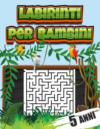 labirinti per bambini 5anni: Libri di Attivit·Puzzle per Bambini, Libri Labirinti Bambini, Puzzle per Ragazzi