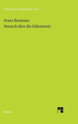 Versuch über die Erkenntnis.
