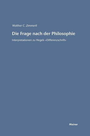 Die Frage nach der Philosophie
