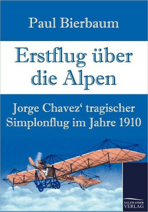 Erstflug über die Alpen