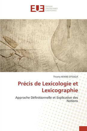 Précis de Lexicologie et Lexicographie