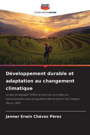 Développement durable et adaptation au changement climatique Développement durable et adaptation au changement climatique