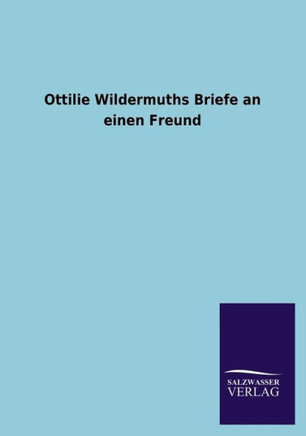 Ottilie Wildermuths Briefe an einen Freund