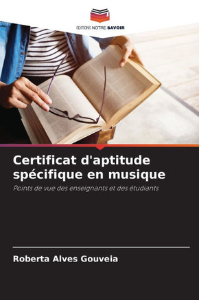 Certificat d'aptitude sp?ifique en musique