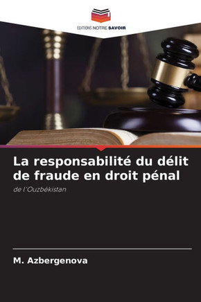 La responsabilit?du d?it de fraude en droit p?al