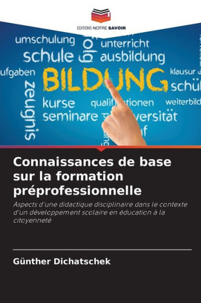 Connaissances de base sur la formation pr?rofessionnelle