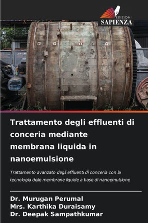 Trattamento degli effluenti di conceria mediante membrana liquida in nanoemulsione