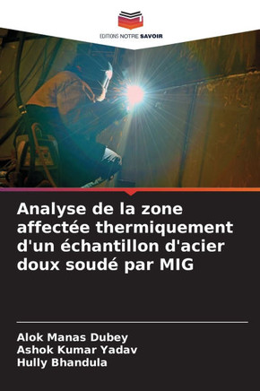 Analyse de la zone affectée thermiquement d'un échantillon d'acier doux soudé par MIG
