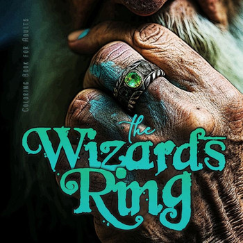 The Wizards RIng Coloring Book for Adults: Magic Coloring Book for Adults Gemstone Rings Coloring Book for adults - Wizard Coloring Book Jewelry
