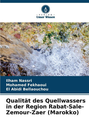 Qualität des Quellwassers in der Region Rabat-Sale-Zemour-Zaer (Marokko)