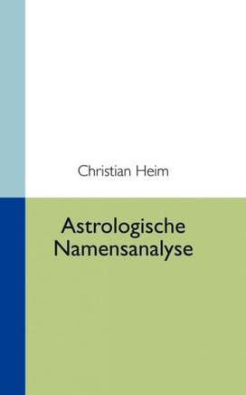 Astrologische Namensanalyse
