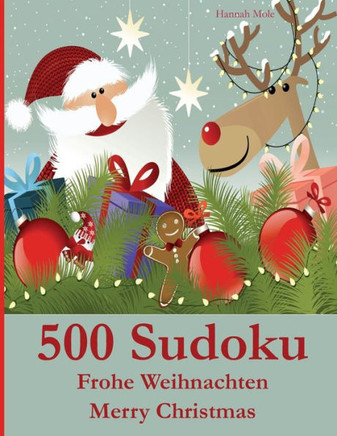 500 Sudoku: Frohe Weihnachten - Merry Christmas