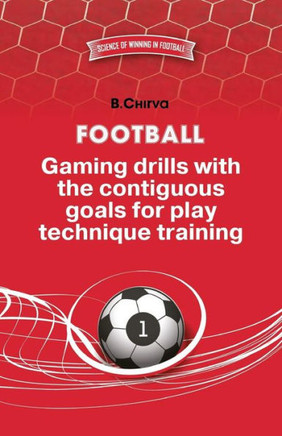 Football. Gaming drills with the contiguous goals for play technique training.