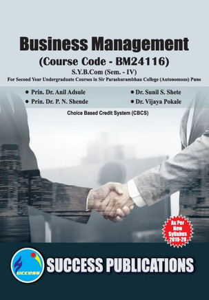 Busienss Management(S.Y.B.Com, S.P. College, Sem.-IV)