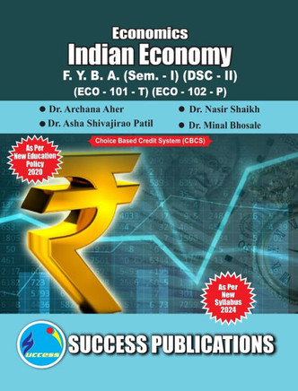 Indian Economy - I(F.Y.B.A, Sem.-I) SPPU-Text(English)