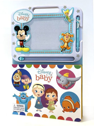Phidal ? Disney Baby Activity Book Learning, Writing, Sketching With Magnetic Drawing Doodle Pad For Kids Children Toddlers Ages 3 And Up - Gift For Easter Holiday Christmas, Birthday