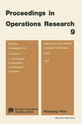 Vorträge Der Jahrestagung 1979 / Papers of the Annual Meeting 1979