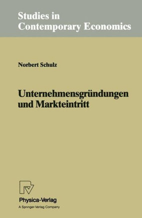 Unternehmensgründungen Und Markteintritt