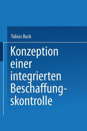 Konzeption Einer Integrierten Beschaffungskontrolle