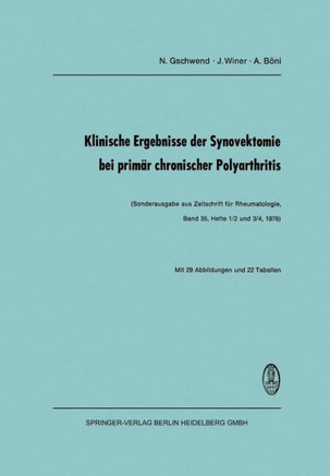 Klinische Ergebnisse Der Synovektomie Bei Primär Chronischer Polyarthritis