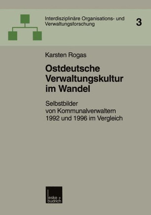 Ostdeutsche Verwaltungskultur Im Wandel