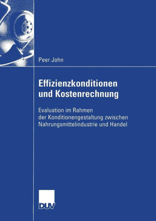 Effizienzkonditionen Und Kostenrechnung