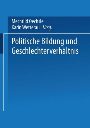 Politische Bildung Und Geschlechterverhältnis