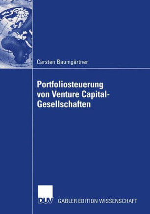 Portfoliosteuerung Von Venture Capital-Gesellschaften