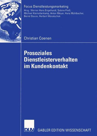 Prosoziales Dienstleisterverhalten Im Kundenkontakt