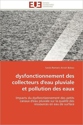 Dysfonctionnement Des Collecteurs d'Eau Pluviale Et Pollution Des Eaux