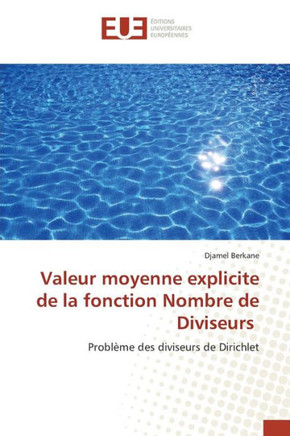 Valeur Moyenne Explicite de la Fonction Nombre de Diviseurs