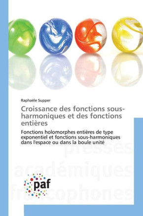 Croissance Des Fonctions Sous-Harmoniques Et Des Fonctions Enti?es