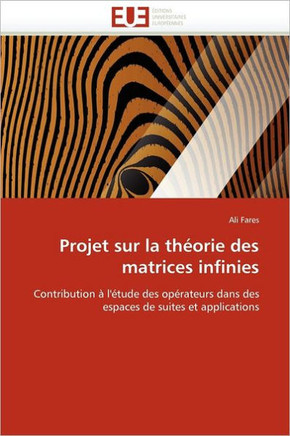 Projet Sur La Th?rie Des Matrices Infinies
