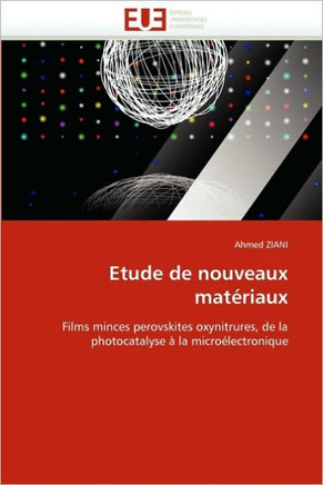 Etude de Nouveaux Mat?iaux