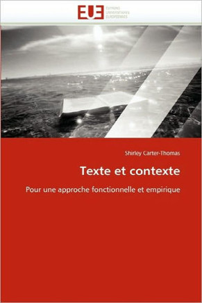 Texte Et Contexte