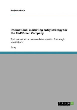 International marketing entry strategy for the Red//Green Company: Thai market attractiveness determination & strategic implications