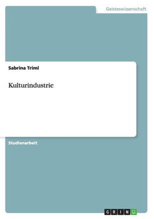 Kulturindustrie