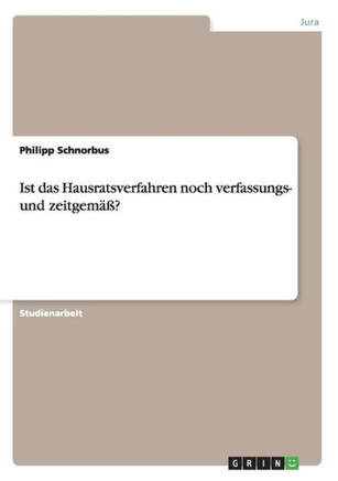 Ist das Hausratsverfahren noch verfassungs- und zeitgem??