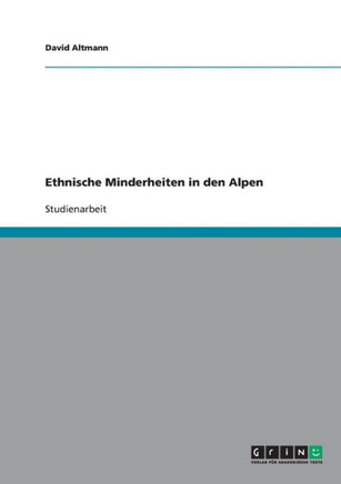 Ethnische Minderheiten in den Alpen