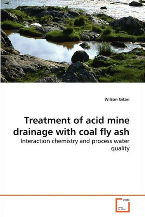 Treatment of acid mine drainage with coal fly ash