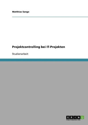 Projektcontrolling bei IT-Projekten