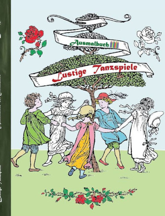 Lustige Tanzspiele (Ausmalbuch): Ausmalbuch f?r Erwachsene, Klassiker, Vintage, Old fashion, Malen, F?rben, Kolorieren, Ausmalen, Zeichnen, Freizeit,