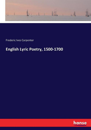 English Lyric Poetry, 1500-1700