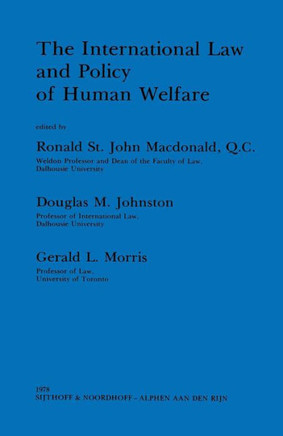 The International Law & Policy Of Human Welfare