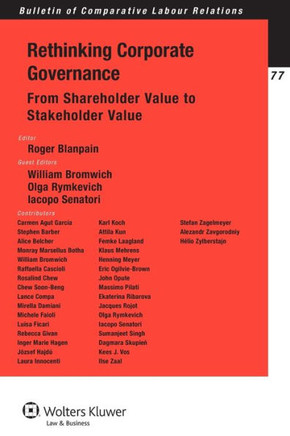 Rethinking Corporate Governance: From Shareholder Value to Stakeholder Value