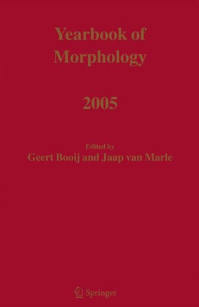 Yearbook of Morphology 2005