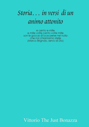 Storia? In Versi Di Un Animo Attonito (Italian Edition)