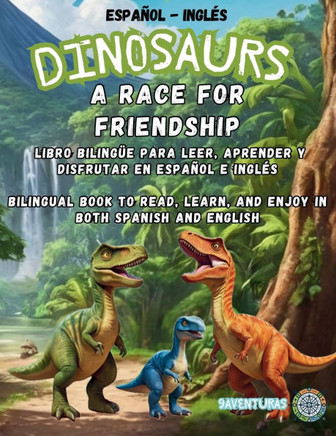 Dinosaurs: A Race for Friendship / Dinosaurios, una Carrera por la Amistad: A bilingual interactive book to read, play, and learn