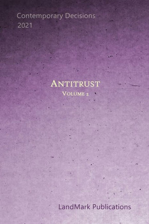 Antitrust: Volume 2