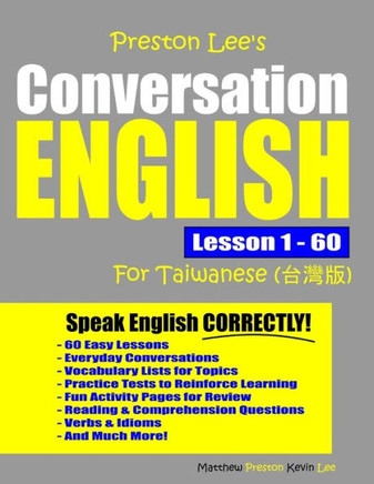 Preston Lee's Conversation English For Taiwanese Lesson 1 - 60